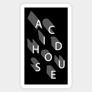 Acid House  ////  Retro Style Typography Design Sticker